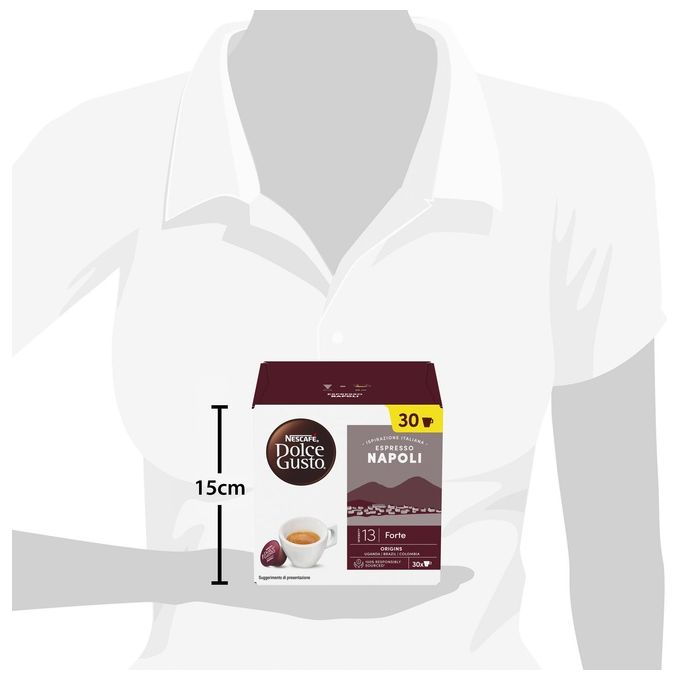 Nescafé Dolce Gusto Caffe' Espresso Napoli, 30 Capsule