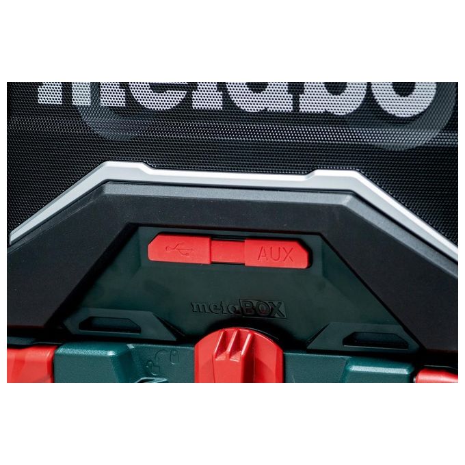 Metabo RC 12-18 Radio da Cantiere DAB+ FM Bluetooth 5.0 32W IP54 a Batteria 12-18V colore Nero