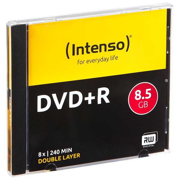 Intenso Dvd+r 8,5gb 5pcs Jewelcase Double Layer