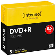 Intenso Dvd+r 8,5gb 5pcs Jewelcase Double Layer