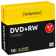 Intenso Dvd+rw 4,7gb 10pcs Slimcase 4x
