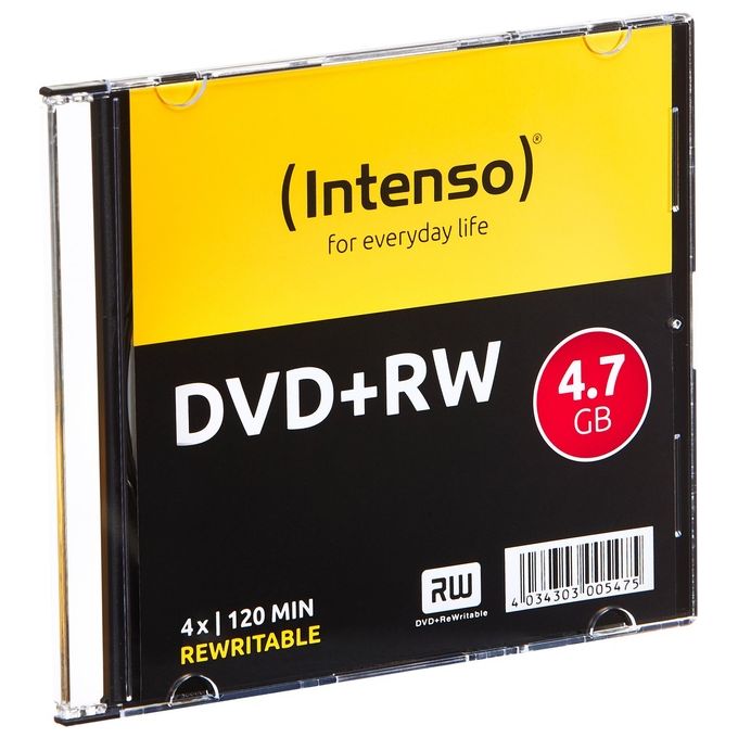 Intenso Dvd+rw 4,7gb 10pcs Slimcase 4x