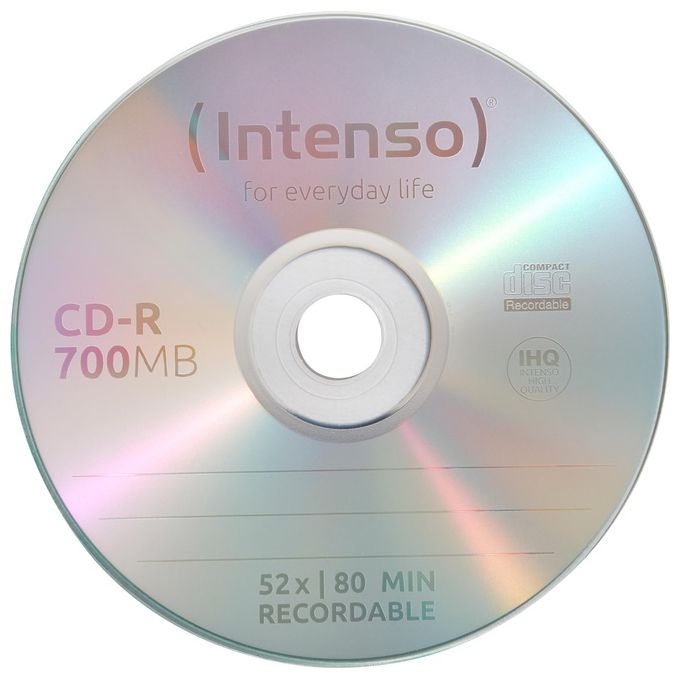 Intenso Cd-rw 700mb 10pcs Slimcase 12x