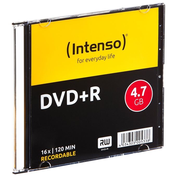 Intenso Dvd+r 4,7gb 10pcs Slimcase 16x