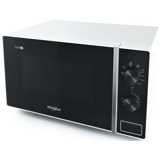 Whirlpool MWP103W Forno a microonde con Grill 20 L 700 W Grill Quarzo 1000 W 5 Livelli di Potenza colore Bianco