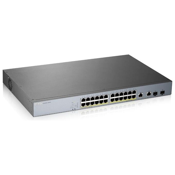 Zyxel GS1350-26HP-EU0101F Switch di Rete Gestito L2 Gigabit Ethernet 10-100-1000 Grigio Supporto Power over Ethernet