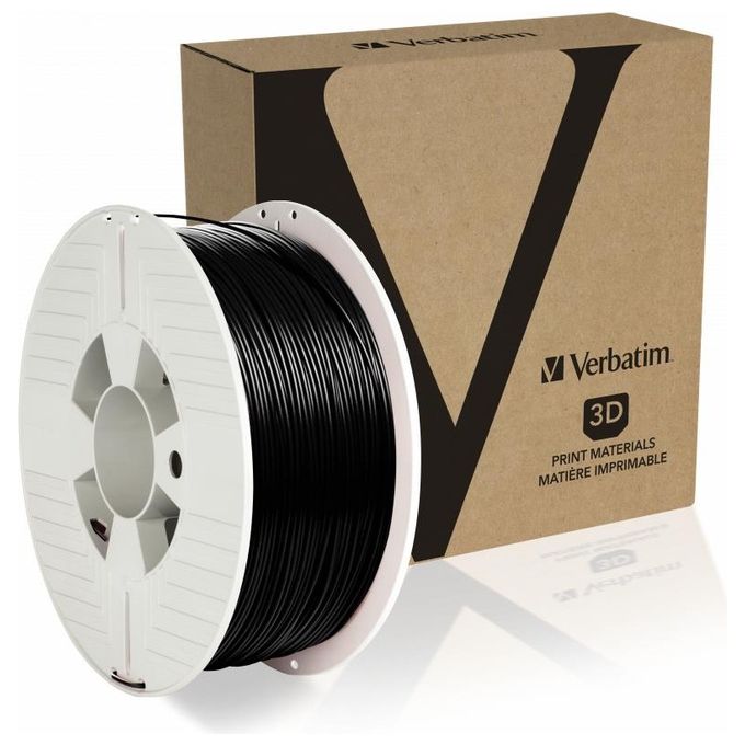 Verbatim 3D Printer Filament PLA 1.75mm 1Kg Nero