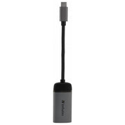 Verbatim Cavo e Adattatore Video 0,01mt Usb-C Hdmi Nero-Argento
