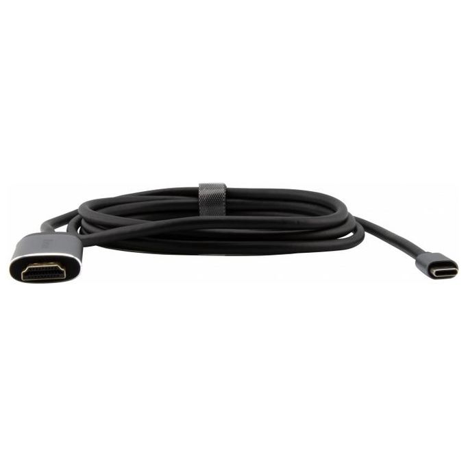 Verbatim Cavo e Adattatore Video 1,5mt Usb-C Hdmi Nero-Argento