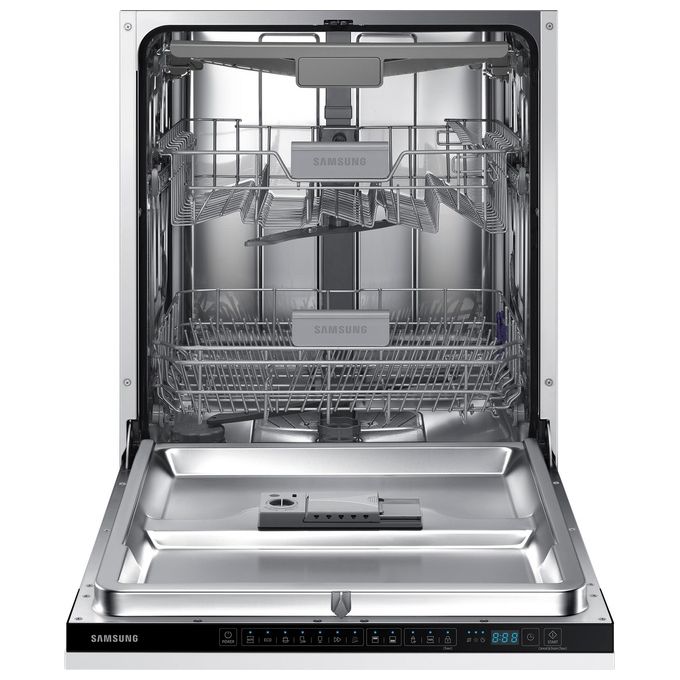 Samsung DW60M6070IB Serie 4 Lavastoviglie Incasso Scomparsa Totale 14 coperti Classe E 44 dB 7 Programmi (82x60x55 cm) colore Nero