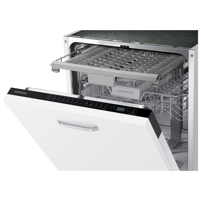 Samsung DW60M6070IB Serie 4 Lavastoviglie Incasso Scomparsa Totale 14 coperti Classe E 44 dB 7 Programmi (82x60x55 cm) colore Nero