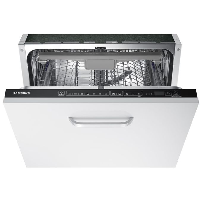 Samsung DW60M6070IB Serie 4 Lavastoviglie Incasso Scomparsa Totale 14 coperti Classe E 44 dB 7 Programmi (82x60x55 cm) colore Nero