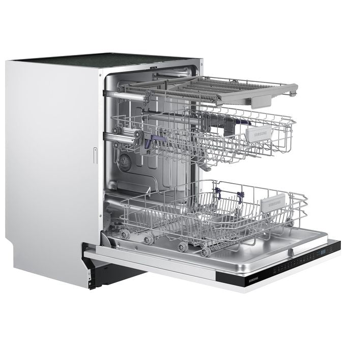 Samsung DW60M6070IB Serie 4 Lavastoviglie Incasso Scomparsa Totale 14 coperti Classe E 44 dB 7 Programmi (82x60x55 cm) colore Nero