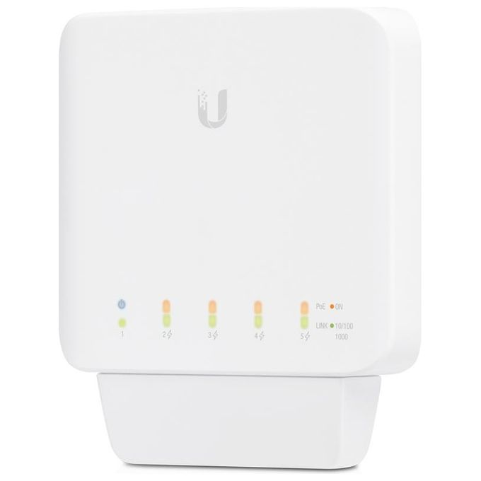 Ubiquiti USW-FLEX UniFi Switch Gestito L2 5 Porte Gigabit Ethernet PoE 46W IP55 colore Bianco