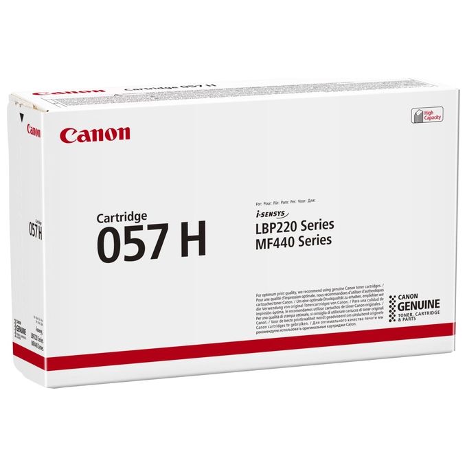 Canon i-SENSYS 057H Toner Originale Nero