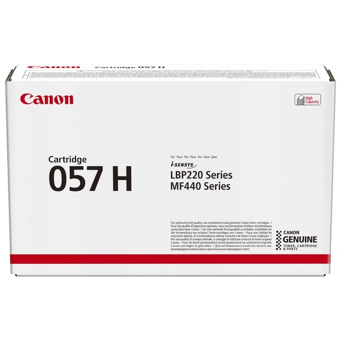 Canon i-SENSYS 057H Toner Originale Nero