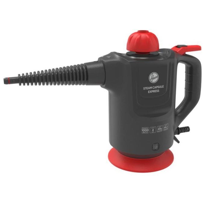 Hoover SGE 1000 011 Steam Capsule Express Pistola a Vapore Potenza 1000 W Capacita' 0,37 Litri Durata Vapore 20 minuti Grigio Titanio
