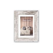 Zep Nelson 6 Cornice Portafoto Bianco-Marrone 20x20cm in Legno