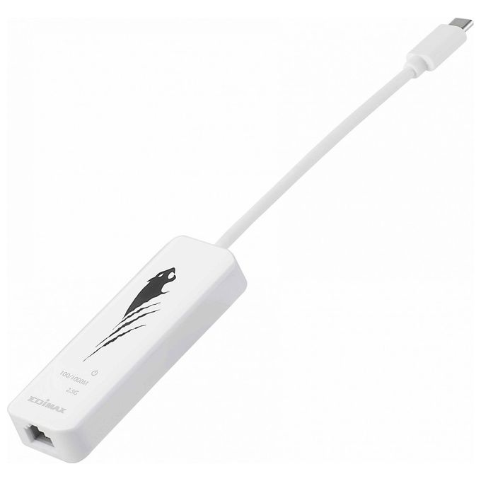 EDiMAX EU-4307 Adattatore USB Type-C a Ethernet 2.5G Gigabit 2500 Mbit-s colore Bianco