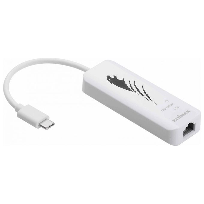 EDiMAX EU-4307 Adattatore USB Type-C a Ethernet 2.5G Gigabit 2500 Mbit-s colore Bianco