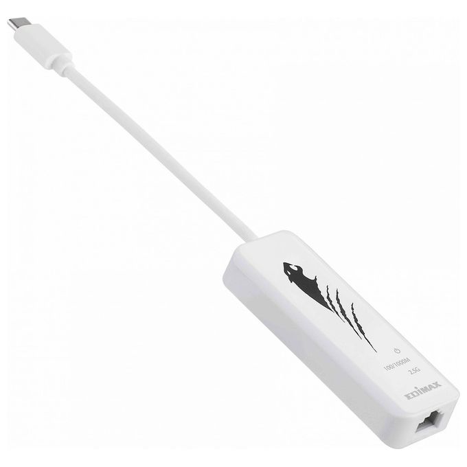EDiMAX EU-4307 Adattatore USB Type-C a Ethernet 2.5G Gigabit 2500 Mbit-s colore Bianco