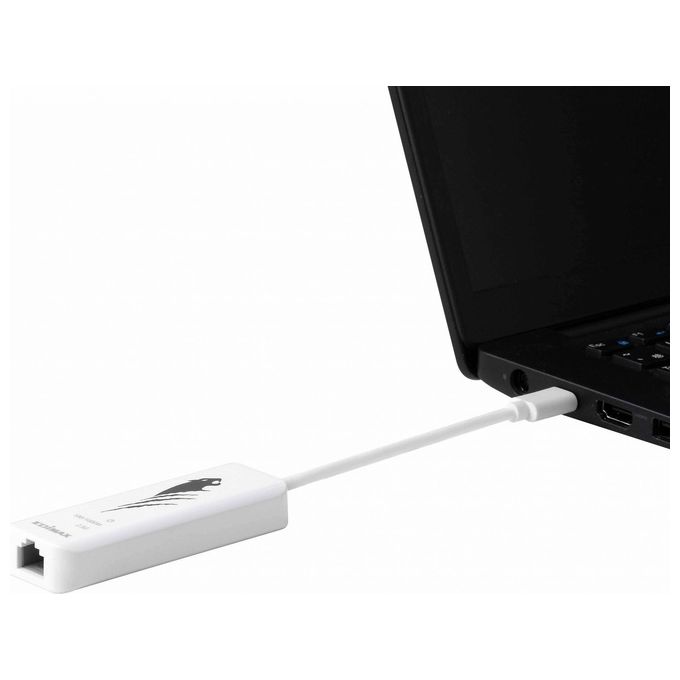 EDiMAX EU-4307 Adattatore USB Type-C a Ethernet 2.5G Gigabit 2500 Mbit-s colore Bianco
