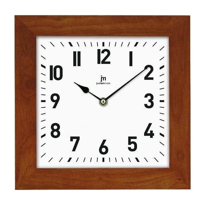 Lowell Orologio jm Quadro 28 Legno noce 21035n