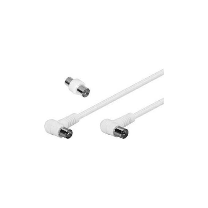 Nuova Video Suono 9-24w Cavo Antenna 1 Spina 1 Presa a 90 Gradi IEC 9,5mm 2mt