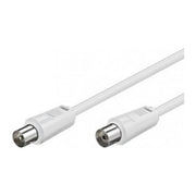 Nuova Video Suono 9-18W Cavo Antenna Tv Spina Presa Maschio Femmina IEC 75 Ohm 2mt