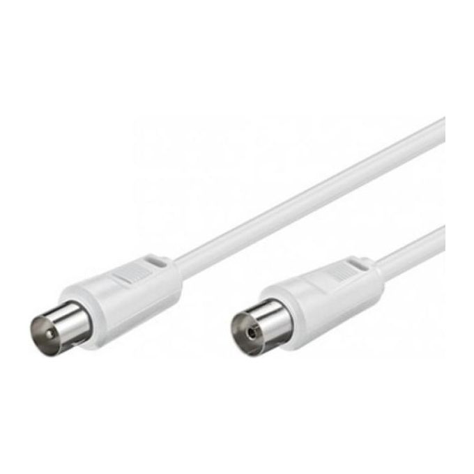 Nuova Video Suono 9-18W Cavo Antenna Tv Spina Presa Maschio Femmina IEC 75 Ohm 2mt