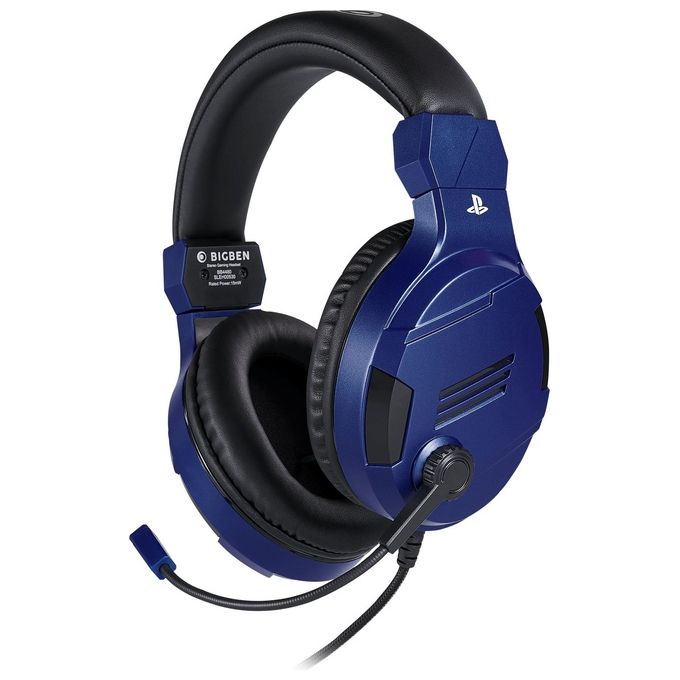 Bigben Interactive Cuffia Padiglione Auricolare Blu