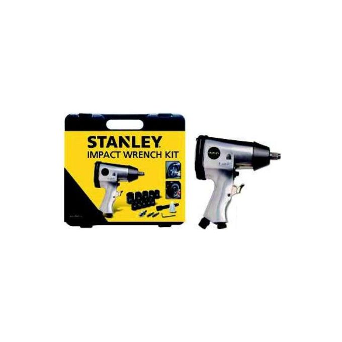 Stanley 160157XSTN Chiave ad Impulsi Pneumatica 1-2'' 260 Nm 4600 rpm 6 bar con 10 Bussole e Valigetta colore Nero