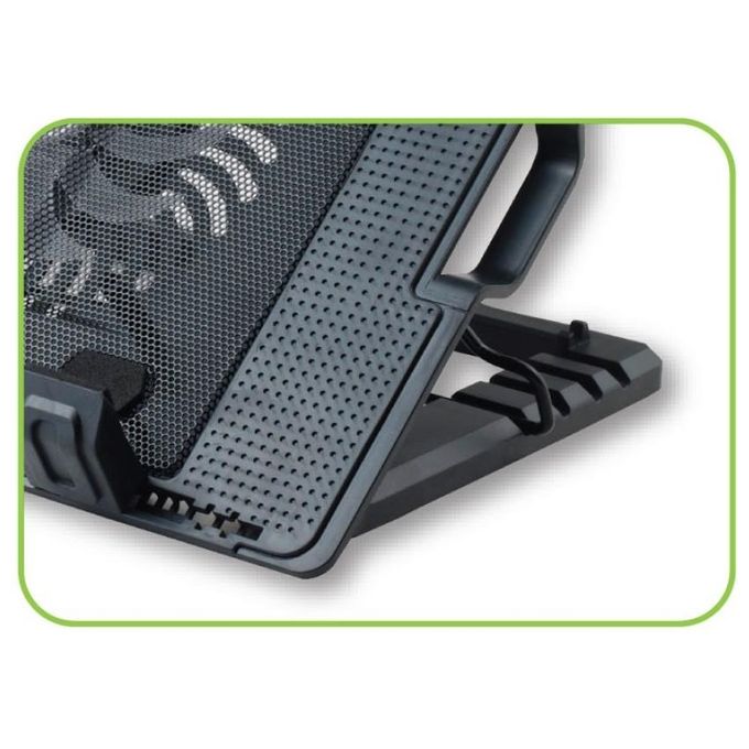 Techly Supporto per Notebook Fino a 17,3'' con Sistema di Raffreddamento