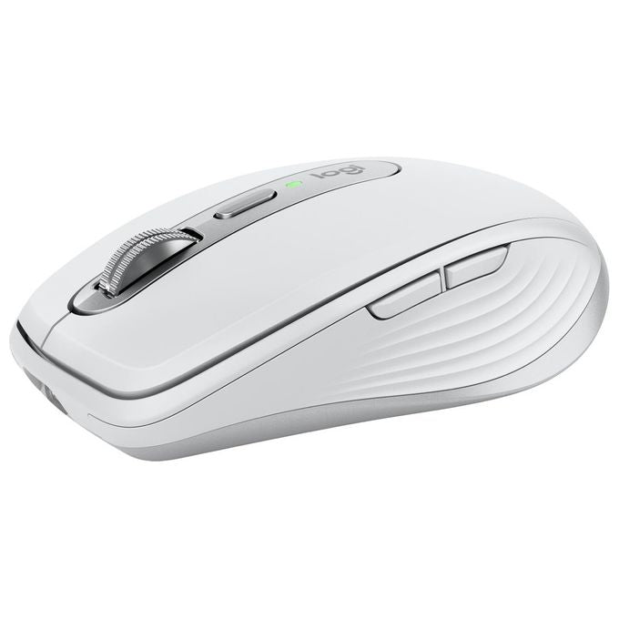 Logitech 910-006930 MX Anywhere 3S Mouse Wireless 8000 DPI Clic Silenzioso Supporto Multi-Dispositivo USB Type-C Ricaricabile Batteria Integrata colore Grigio