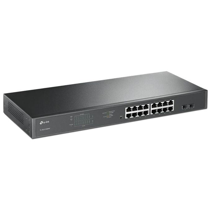 TP-Link TL-SG1218MPE Switch di Rete Gestito Gigabit Ethernet 10-100-1000 Nero Supporto Power over Ethernet