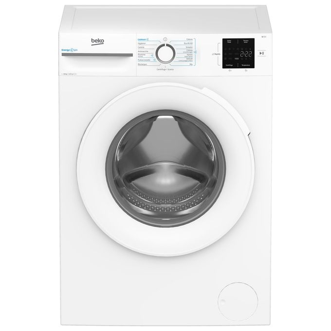 BEKO BMWU31021W Lavatrice 10 Kg Classe a Profondita' 58 cm Centrifuga 1200 giri Inverter Vapore EnergySpin colore Bianco