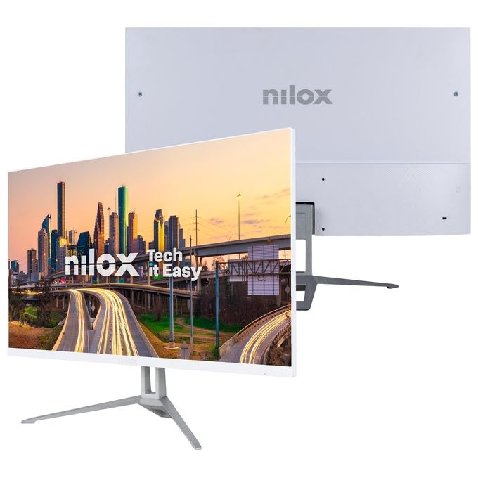 Nilox S77202733 Monitor 27'' LED IPS FullHD 100Hz 5 ms colore Bianco