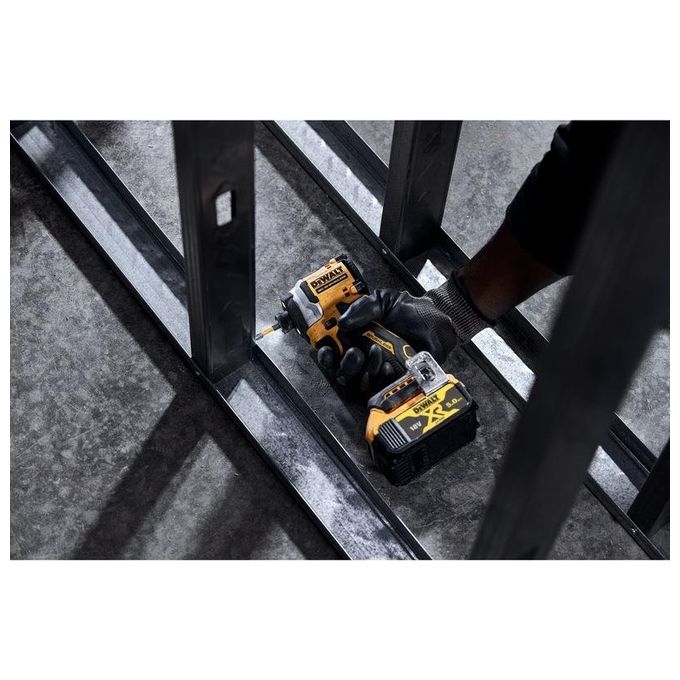 DEWALT DCF850NT-XJ Avvitatore ad impulsi 18V Brushless 3 velocita' 205 Nm attacco 1-4 pollici colore Nero e Giallo