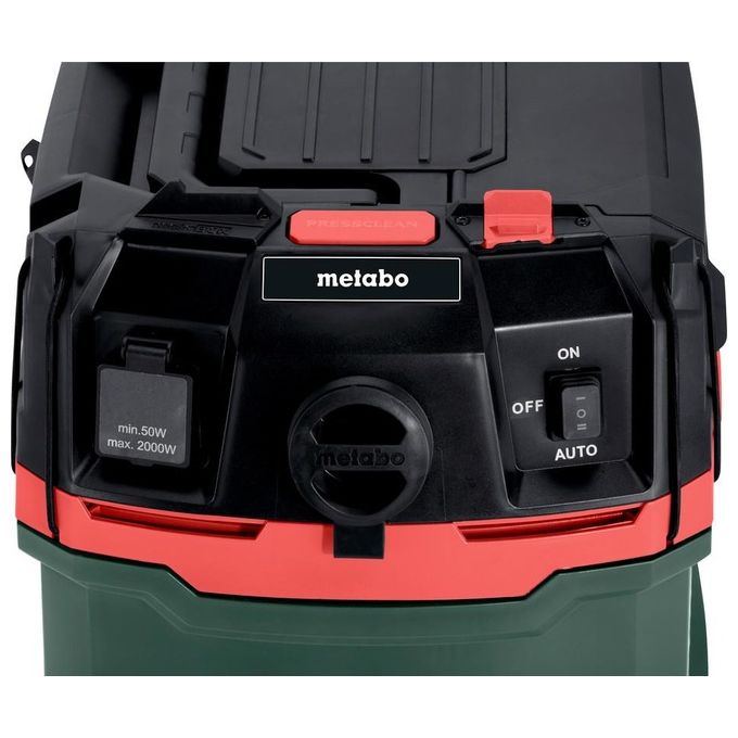 Metabo ASA 30 L PC Aspirapolvere a cilindro Secco e bagnato 30 L 1200 W 78 dB colore Nero Verde Rosso