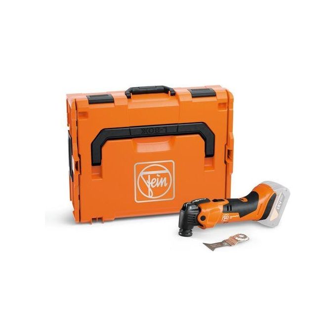 FEIN 71293863000 MultiMaster AMM 500 Plus Top AS Multitool Cordless 18 V con Batteria Li-Ion 11000 18500 oscillazioni min peso 1 3 Kg colore Nero