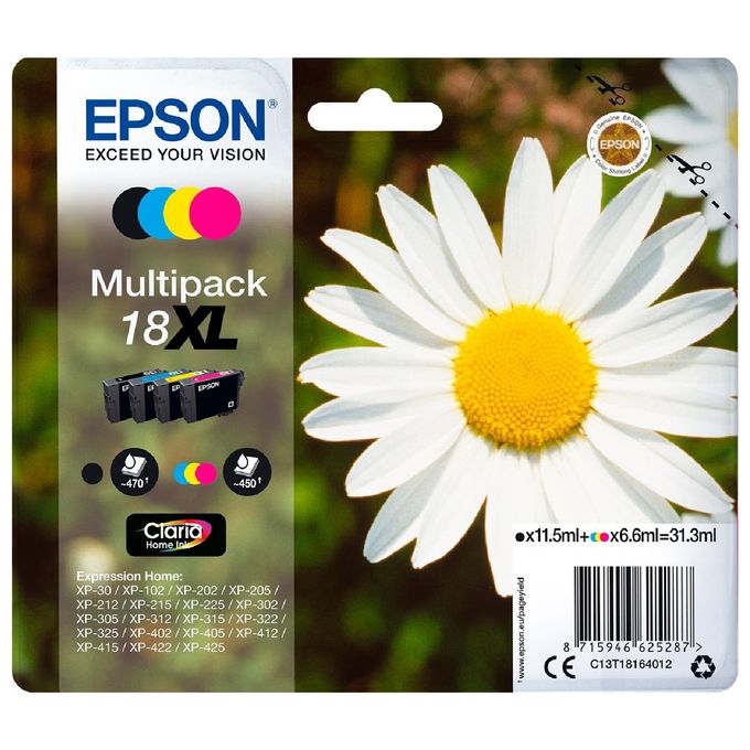 Epson cartuccia ink Margherita 18xl Ciano