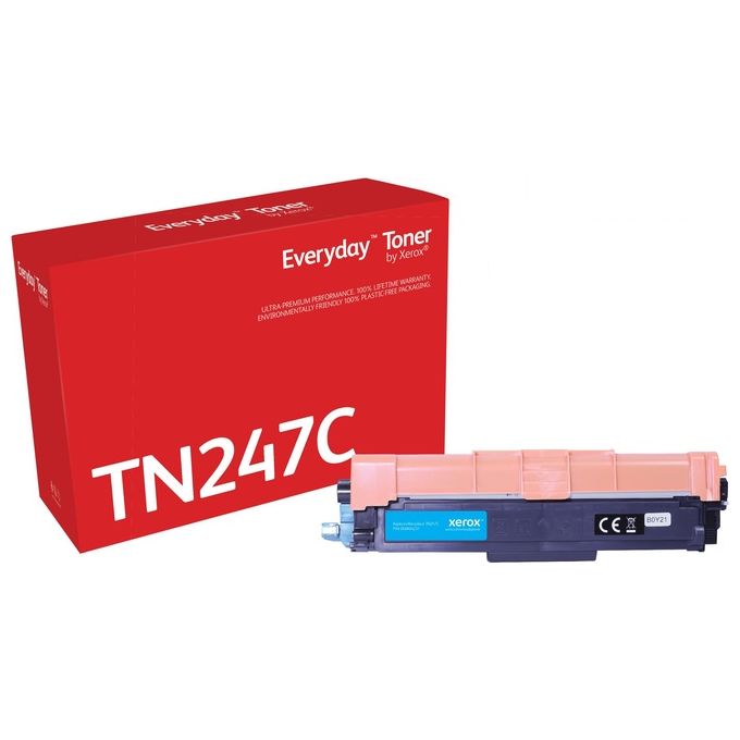 Xerox TN-247C Everyday Toner compatibile Brother Alta Capacita' 2300 pagine colore Ciano