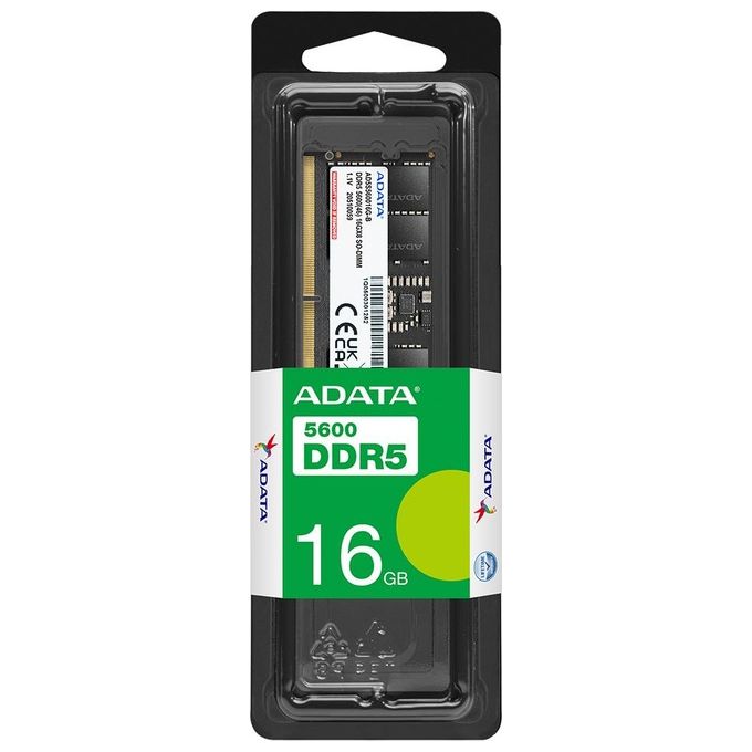 Adata AD5S560016G-S Premier Memoria RAM SO-DIMM 16 GB DDR5 5600 MHz CL46 1.1 V Data Integrity Check