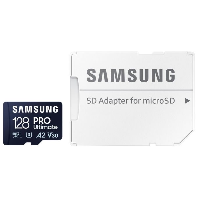 Samsung MB-MY128SA PRO Ultimate Scheda microSDXC 128GB UHS-I U3 V30 A2 200MB-s colore Blu