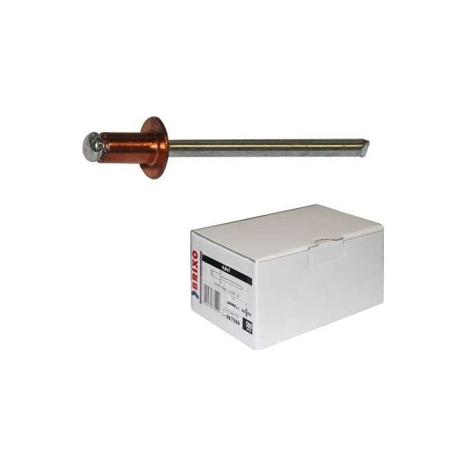 Brixo Rivetti in Rame 4x14mm Confezione 500 Pezzi