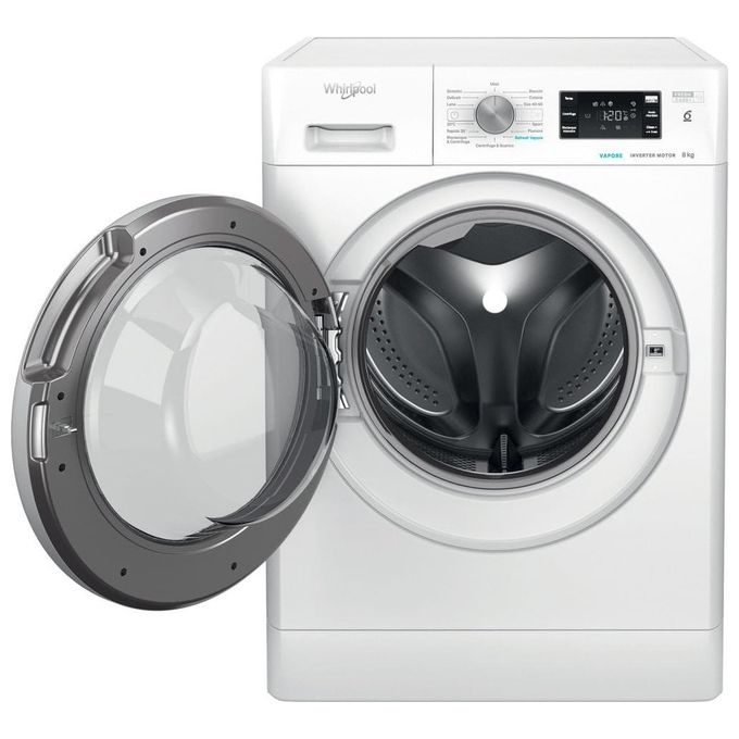 Whirlpool FFB 846 SV IT Lavatrice Caricamento Frontale 6° SENSO Steam Refresh Classe energetica A Capacita' di carico 8 Kg Centrifuga 1400 giri Inverter