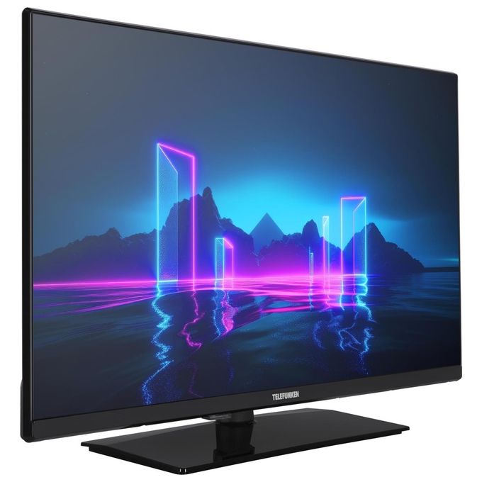 Telefunken TE32750S38YXD TV LED 32'' HD Ready HDR10 DVB-T2-S2 2 HDMI 1 USB Funzione Hotel colore Nero