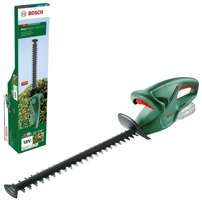 Bosch 0600849M00 EasyHedgeCut Tagliasiepi a batteria 18 V 52 cm 2400 spm 2.4 Kg colore Nero