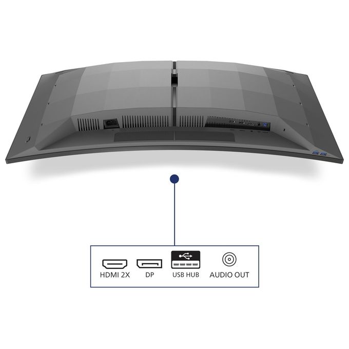 Philips 34M2C6500-00 Evnia Monitor PC 34'' QD-OLED 3440x1440 175Hz 0.03ms colore Grigio