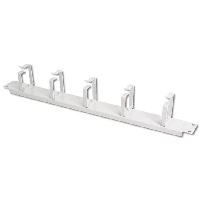 Digitus ARM122 DN-19 ORG-2U Listello Passacavi per Rack 19 pollici 2U con 5 Anelli Grigio RAL 7035